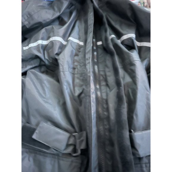 Men's BILT Black Motorcycle Windbreaker Lightweight Reflective Jacket Size Large - Picture 4 of 5